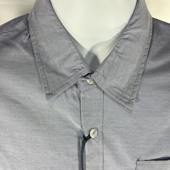 MICHAEL BRANDON BUTTON DOWN SHIRT MENS MEDIUM BLUE LONG SLEEVE COLLARED NWT NEW - Picture 2 of 16